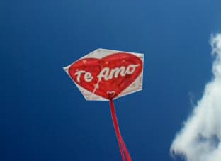 cometa en tela recreativa