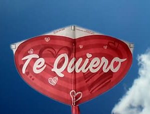 Cometa en tela recreativa